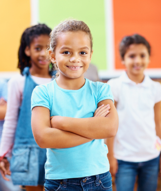 Girl with Strong Sense of Self Esteem