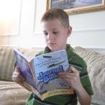 3rd Grad Boy with Journal Buddies