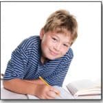 Boy Writing